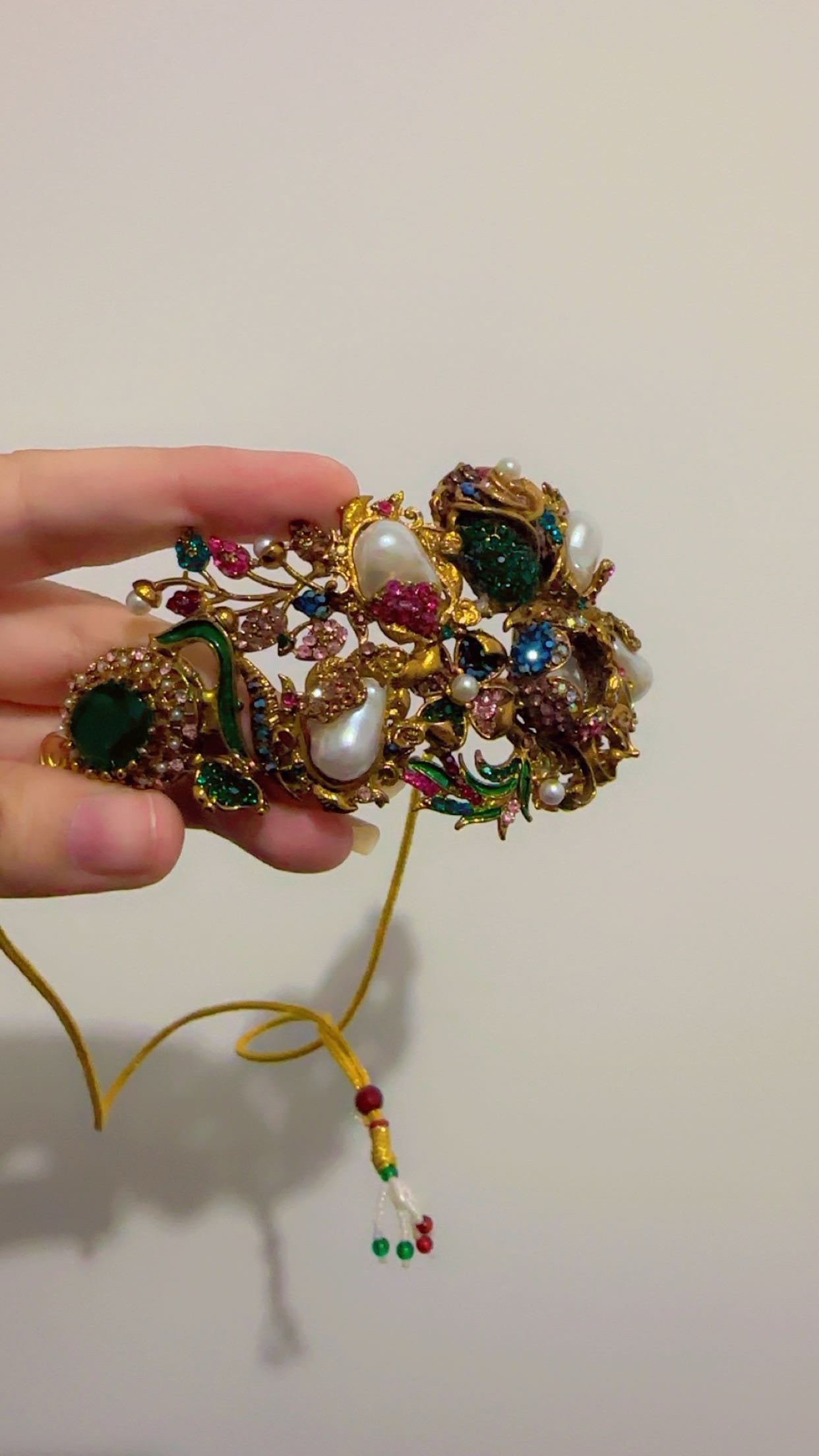 Turkish colar choker in green