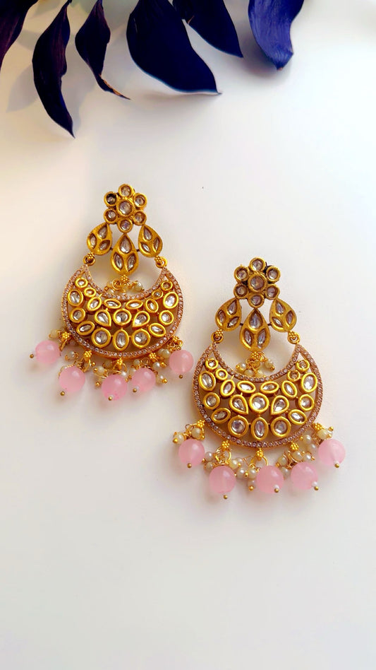 Pink earrings