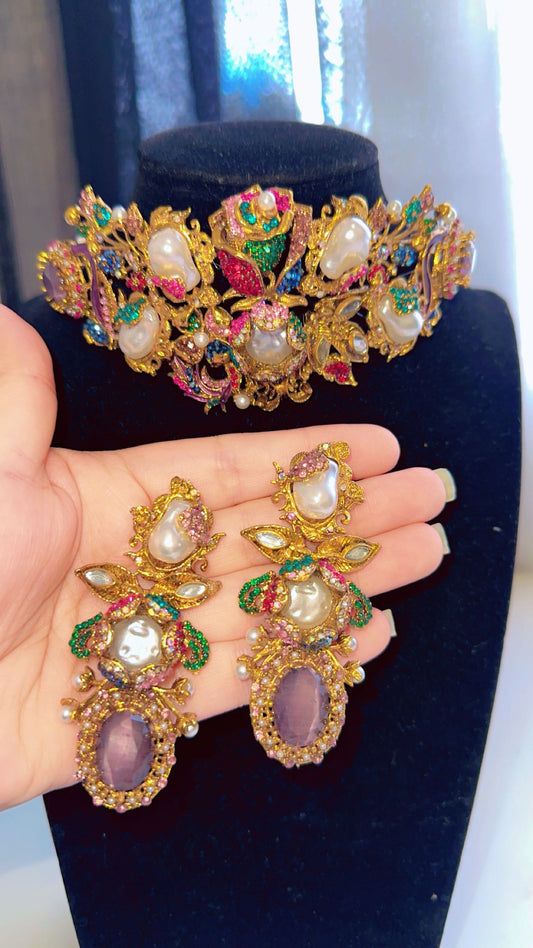 Turkish colar choker set