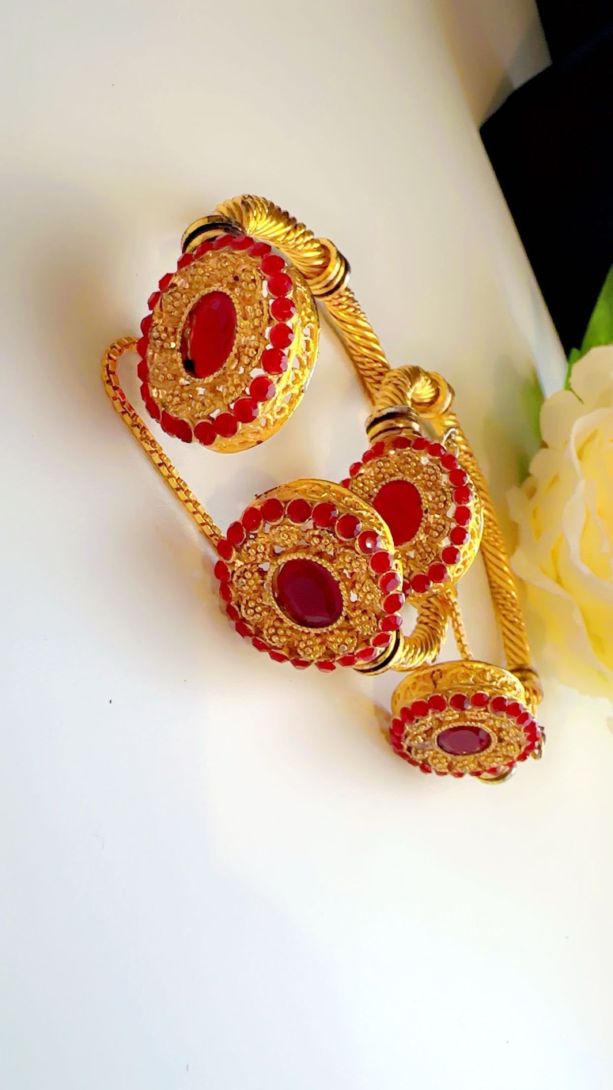 Maroon adjustable kangan
