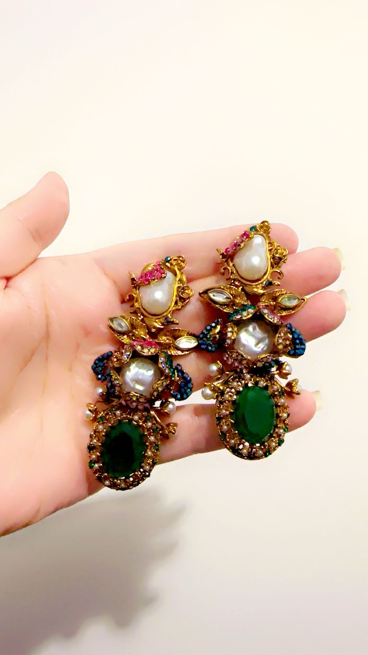 Turkish colar choker in green