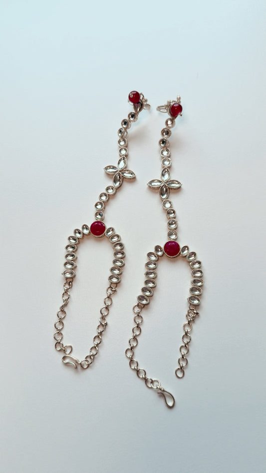 Hand ring with bracelet