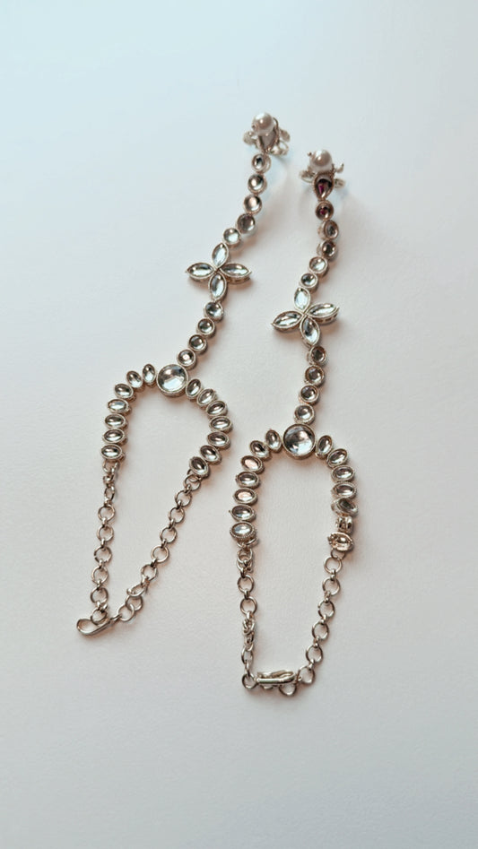 Hand ring with bracelet