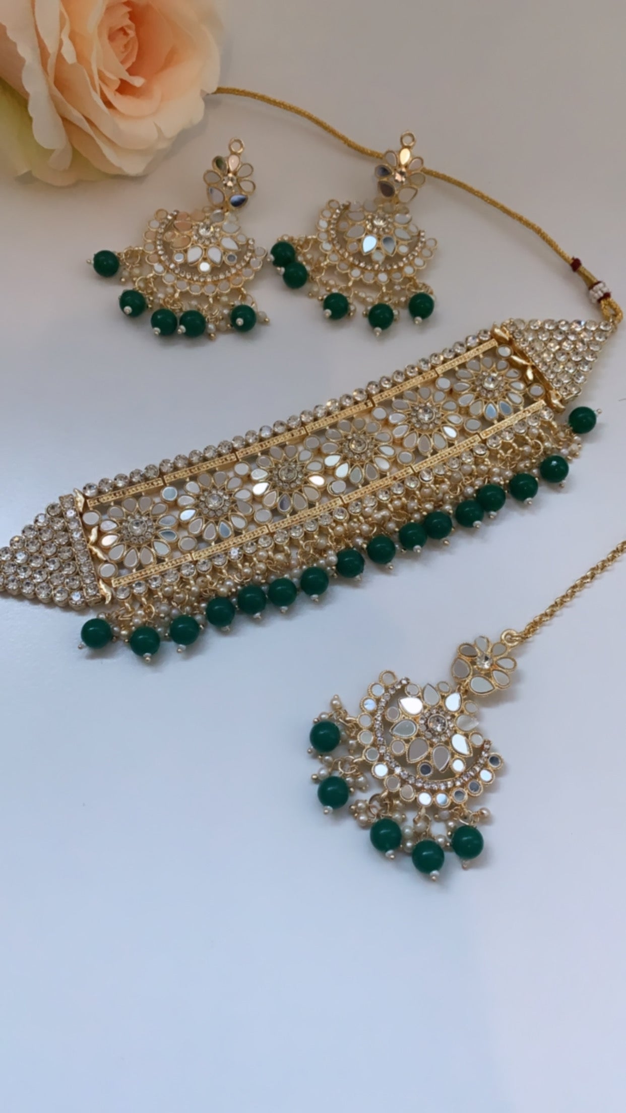 Mirror choker (Green)