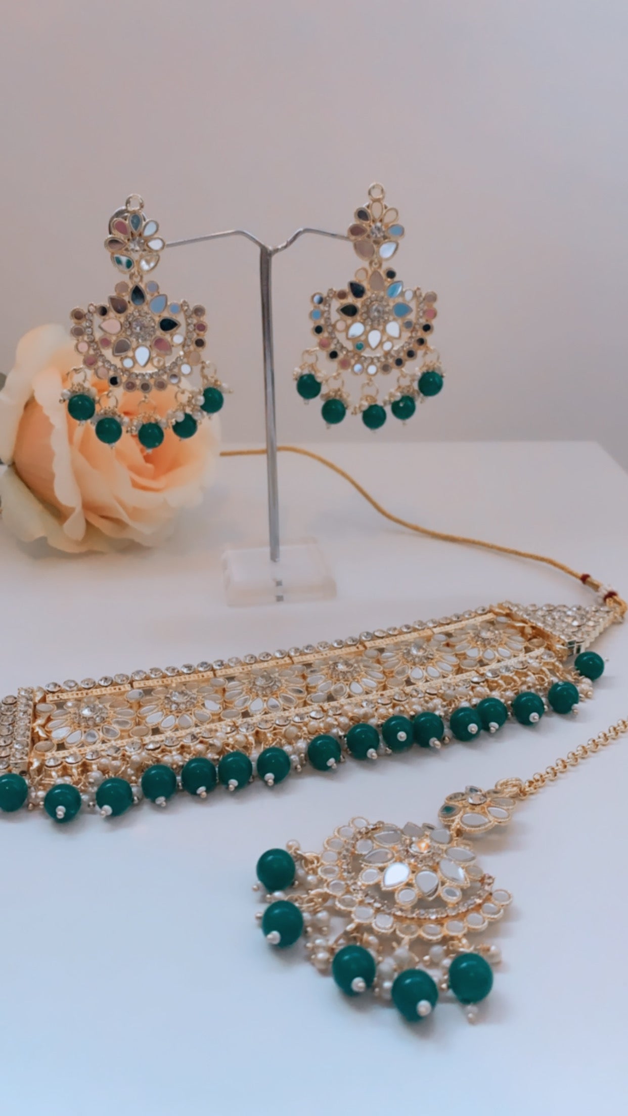 Mirror choker (Green)