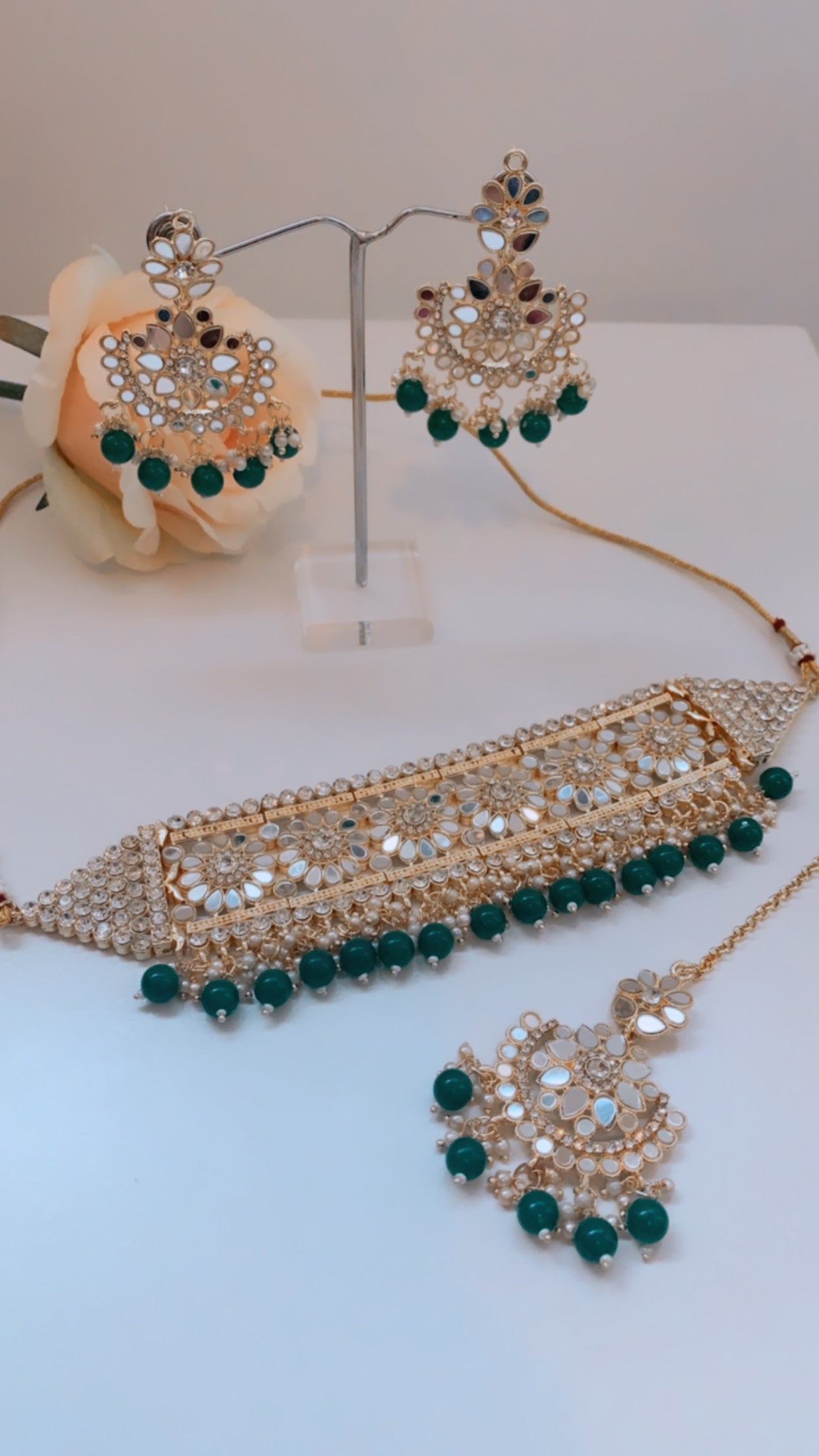 Mirror choker (Green)